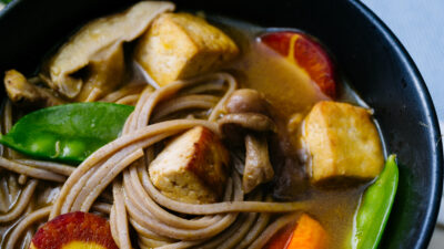 Soba Noodle Vegetable Soup