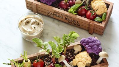 edible planter centerpiece