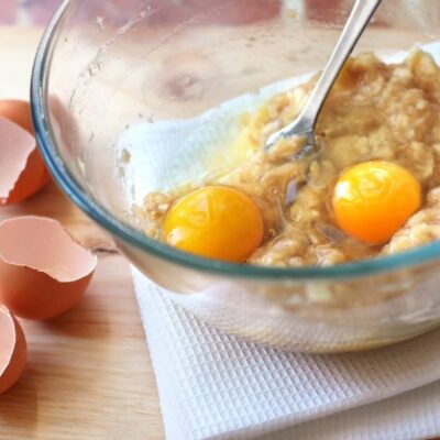 egg and banana pancakes