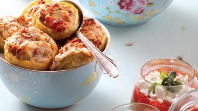 Eggplant Cheese Cups