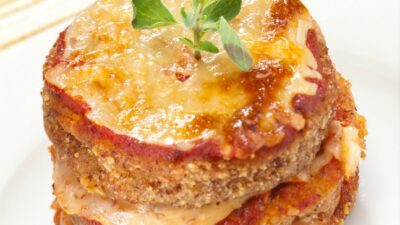 Eggplant Parmesan Stacks