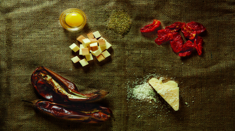 Eggplant Smoked Cheese Stuffed Cabbage