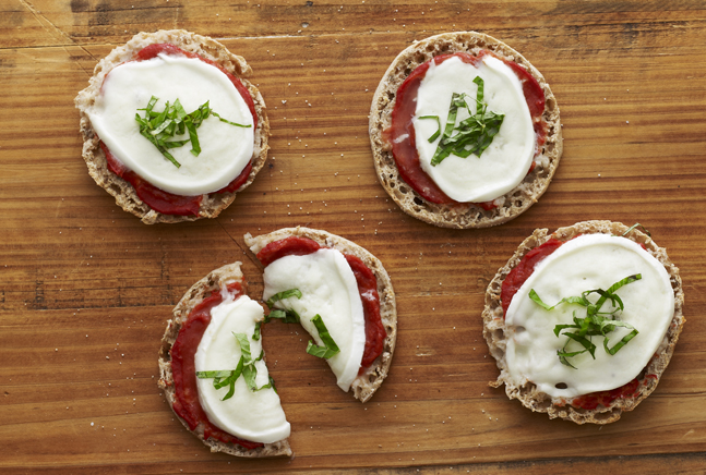 English Muffin Margherita Pizza