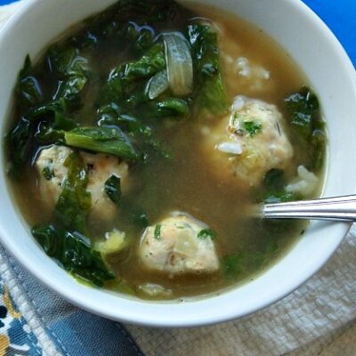 escarole-and-chicken-meatball-soup