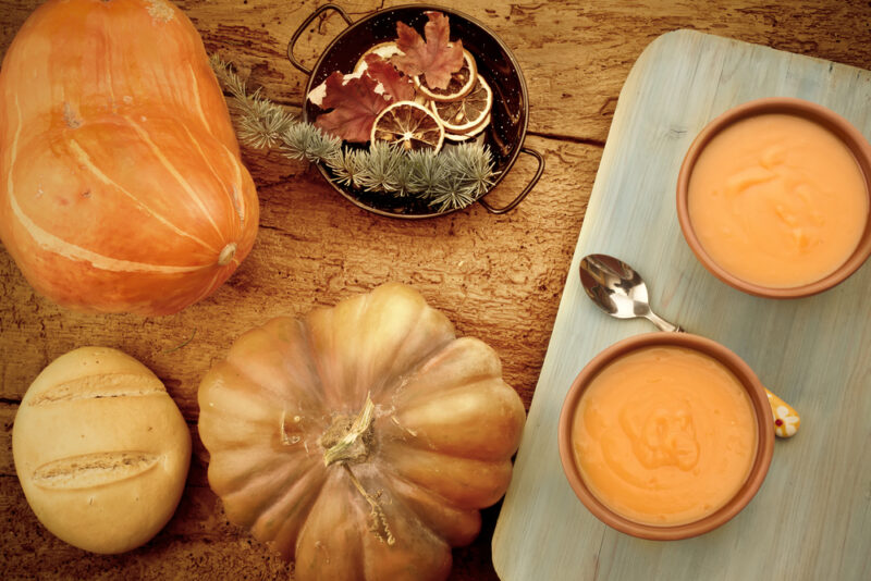 ethnic pumpkin soup