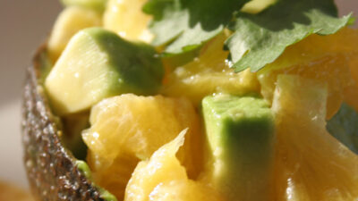 Exotic Mexican Avocado and Tangerine Salad