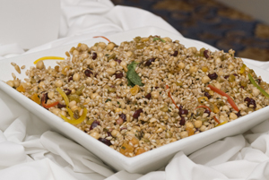 Farro Dried Fruit Garbanzo Salad