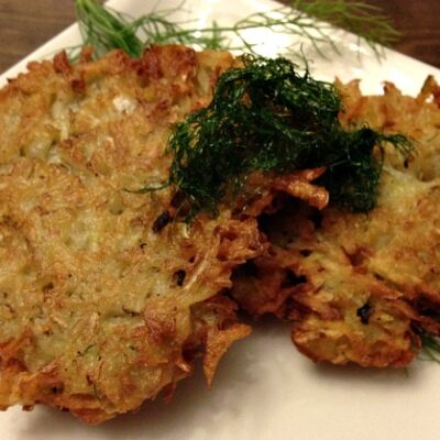 Fennel Potato Latkes