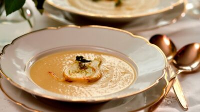 Fennel soup wide