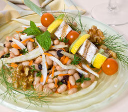 Fennel, White Bean and Walnut Salad