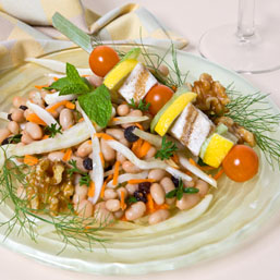 Fennel, White Bean and Walnut Salad