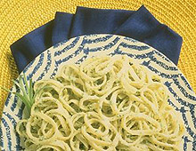 Fettuccine with Light Alfredo Sauce