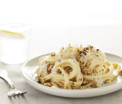 fettucine w_ pumpkin sauce