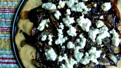fig and onion galette