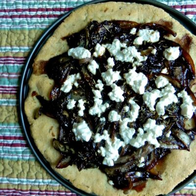 fig and onion galette