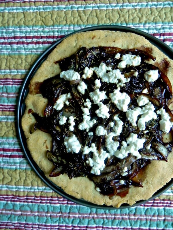 fig and onion galette