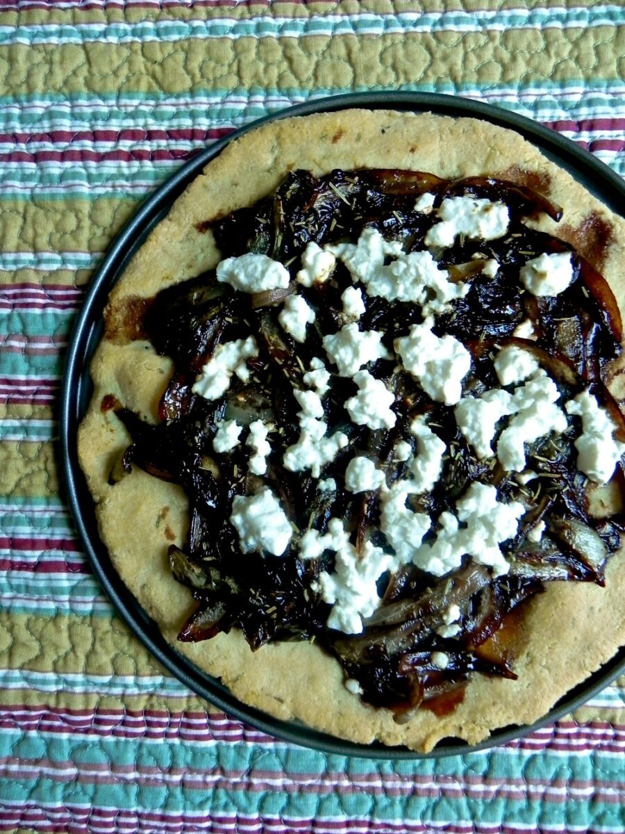 fig and onion galette