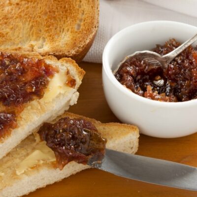 Fig Jam and Goat Cheese Grilled Sandwich