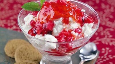 Fire and Ice Cream- Watermelon Pepper Jelly Sundaes