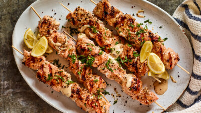 fish kabobs
