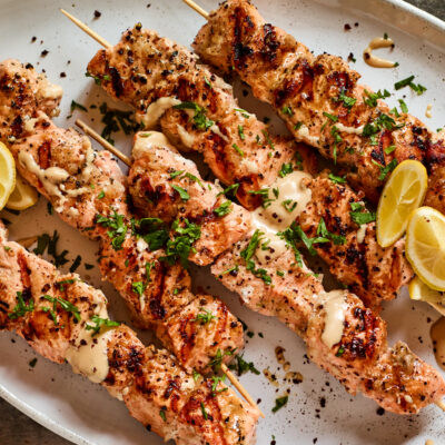 fish kabobs