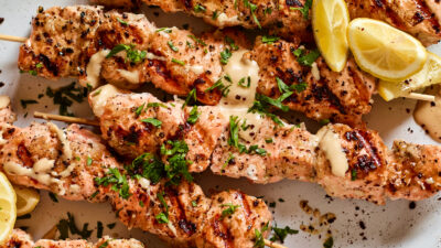 fish kabobs
