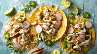 Fish Tacos with Chipotle Mayo
