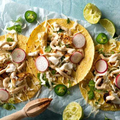 Fish Tacos with Chipotle Mayo