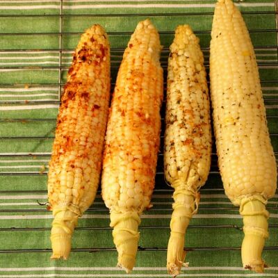 flavored corn on the cob