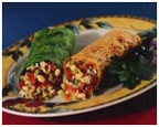 Flip-Over Bean and Feta Wrap