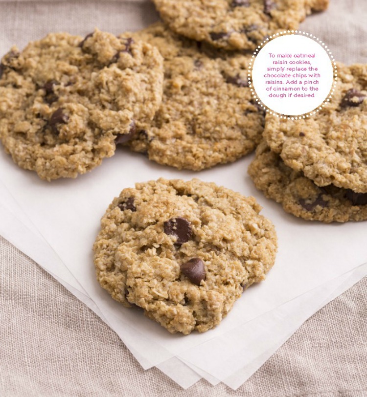 Flourless Chocolate Chip Cookies