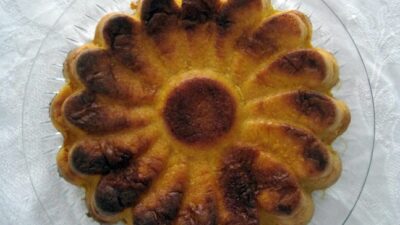 Flower Shaped Squash Kugel