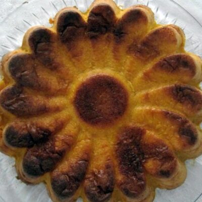 Flower Shaped Squash Kugel