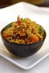 Fragrant Long-Life Brown Rice with Sweet Potatoes