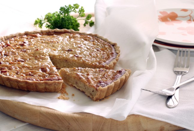 french onion quiche