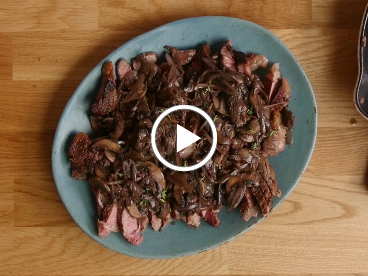 Perfect French Bistro Style Steak