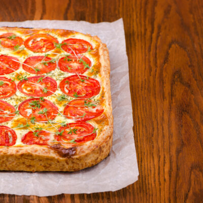 Fresh Tomato And Ricotta Tart