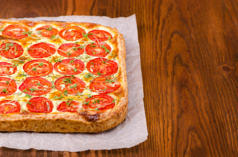 Fresh Tomato And Ricotta Tart