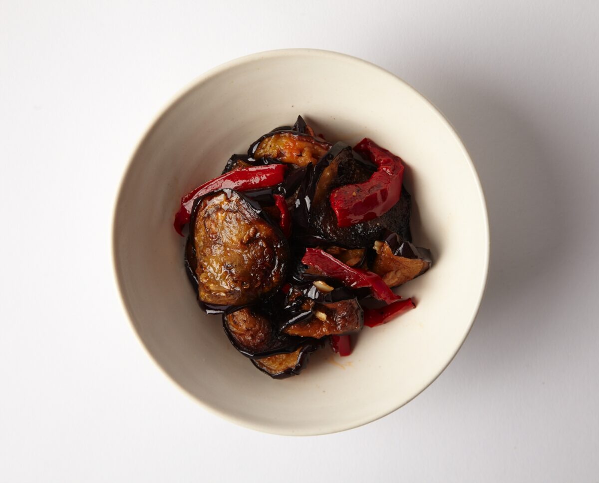 fried eggplant salad