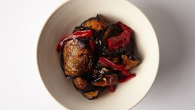 fried eggplant salad