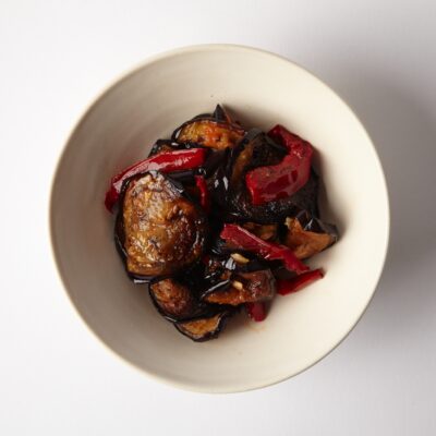 fried eggplant salad