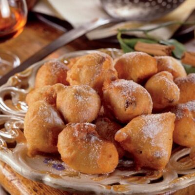 Fritters with Pine Nuts