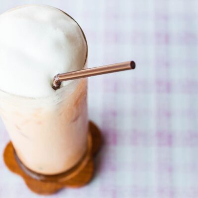 Frothy Jasmine Iced Tea