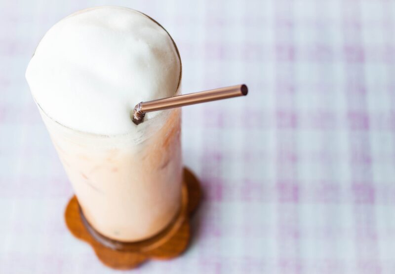 Frothy Jasmine Iced Tea
