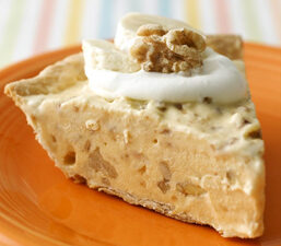 Frozen Banana Walnut Toffee Pie