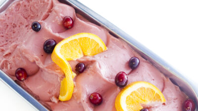frozen cranberry dessert
