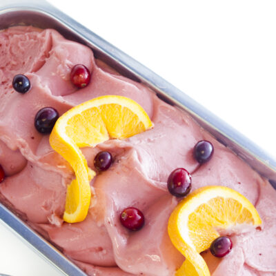 frozen cranberry dessert
