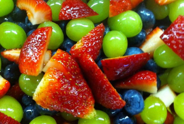 fruit salad honey-lime dressing