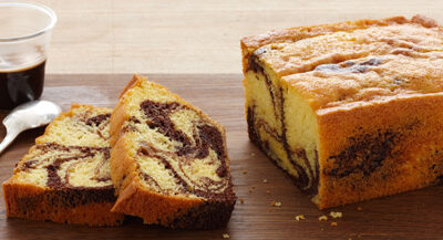 Fudge Marble Pound Cake