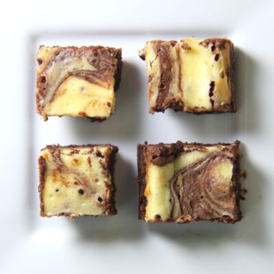 passover fudgy cream cheese brownies